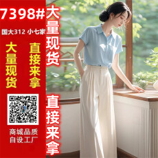 批发2026新款冷淡系高级感干练<b class='q'>气质</b>时尚职业衬衫<b class='q'>裤</b>子两件套<b class='q'>装</b>女<b class='q'>装</b>夏季