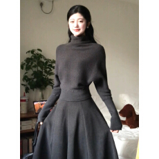 批发法式高级感套装连衣裙子女秋<b class='q'>冬</b>季2026新款气质穿搭一整套针织长裙