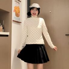 批发【官图1*1螺纹德绒220克】韩版时尚百搭<b class='q'>长袖</b><b class='q'>T</b><b class='q'>恤</b>女修身显瘦打底衫