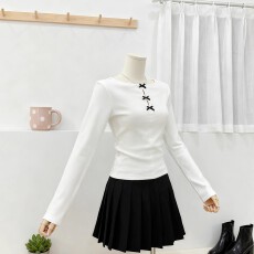 批发【官图1*1螺纹德绒220克】韩版长袖T恤女时尚百搭修身显瘦打底衫