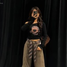 批发【官图德绒180克】美式复古露肩长袖<b class='q'>t</b><b class='q'>恤</b>女修身显瘦时尚百搭上衣潮