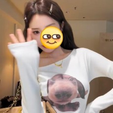 批发【官图德绒180克】美式复古露肩长袖<b class='q'>t</b><b class='q'>恤</b>女修身显瘦休闲百搭上衣潮