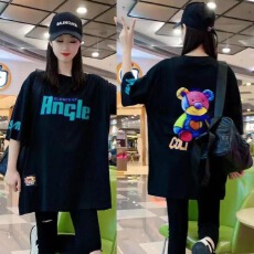 批发短袖<b class='q'>T</b><b class='q'>恤</b>男女学生情侣上衣夏季宽松胖MM200斤<b class='q'>大码</b>女装夏字母印花