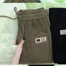 批发卫裤女2026春夏秋新款薄款显瘦高腰休闲裤宽松裤子<b class='q'>运动裤</b>哈伦裤潮