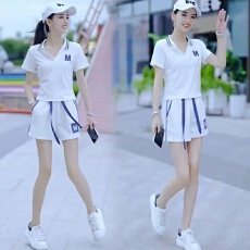 批发休闲<b class='q'>运动服</b>套装夏装2026年新款今年流行洋<b class='q'>气质</b>女装网红短裤两件套