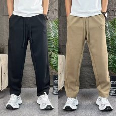 批发美式复古高街工装裤男直筒阔腿休闲裤2025年新款时尚潮流ins长裤