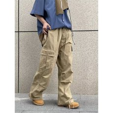 批发2025秋冬新款美式高街复古工装裤男设计宽松直筒牛仔裤男