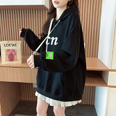 60631#实拍实价/纯棉华棉复牛奶丝/后包领/连帽口袋贴标卫衣外套