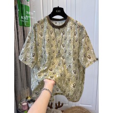 批发实价索罗娜领口+原版面料特<b class='q'>大码</b>240斤设计感个性<b class='q'>雪纺</b>短袖