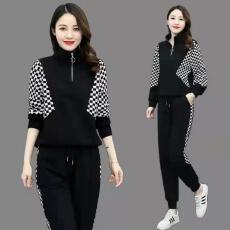 批发2026年现货时尚<b class='q'>运动服</b>套装女士春季春秋装薄款卫衣宽松<b class='q'>休闲</b>两件套
