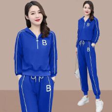 批发2026新款时尚<b class='q'>套装</b>女春秋季字母小个子洋气女装休闲运动服两件套