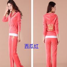 批发2026春秋女装韩版卫衣金丝天鹅绒运动两件套装<b class='q'>外套</b>中老年<b class='q'>妈妈</b>套装