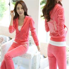 批发爆款】金丝天鹅绒运动套装女秋冬新款休闲两件套绣花时尚卫衣女