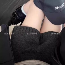 批发春秋新款韩版百搭纯色针织短裤女小个子直筒宽松阔腿休闲裤毛衣裤