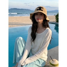 批发天丝亚麻针织<b class='q'>防晒</b>镂空罩衫女薄纱上衣2026新款夏季慵懒风吊带外搭