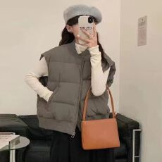 批发【实价加厚】显瘦<b class='q'>马甲</b>大码女装秋冬季新款短款坎肩<b class='q'>背心</b>显瘦<b class='q'>马夹</b>潮