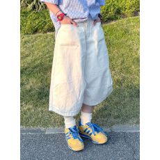批发【水洗明线解构】美式复古解构明线直筒<b class='q'>男</b>女设计感牛仔<b class='q'>七分裤</b>