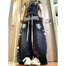 批发【立体包边】春季运动宽松阔腿弯刀裤女透气跑步休闲镰刀跳舞卫裤