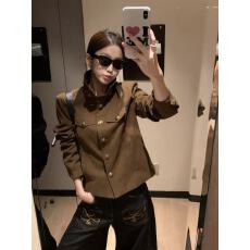 批发2025秋冬新款百搭工装夹克上衣韩版复古短款百搭<b class='q'>修身</b>显瘦小众外套