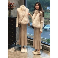 批发己出货 韩系古早千金毛毛马甲