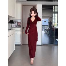 批发有货 纯欲御姐蕾丝拼接女春季新款修身显瘦气质<b class='q'>包臀</b>裙