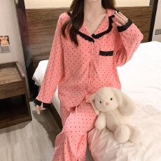 批发爱丽#秋季长袖女款哺乳装喂奶衣孕妇装长袖开衫带胸垫<b class='q'>月子</b>服<b class='q'>睡衣</b>