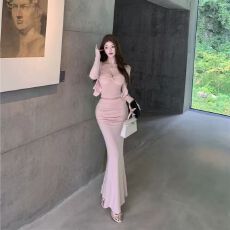 批发三件套高级气质套装裙女2026夏秋新款时尚开衫扭结吊带鱼尾半身裙