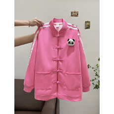 批发特价实拍华棉复牛奶丝】特<b class='q'>大码</b>300斤盘扣卫衣中国风男女同款外套