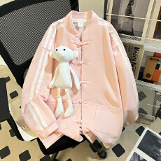 批发特价实拍华棉复牛奶丝】特<b class='q'>大码</b>300斤盘扣卫衣中国风男女同款外套