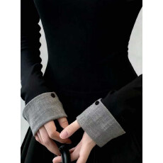 批发官图实价人棉300克磨毛加绒复古撞色polo领打底内搭长袖t恤上衣