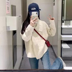 批发有货针织开衫<b class='q'>毛衣</b>秋冬短外套女宽松懒惰2025新款高级感超好看上衣