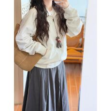 批发【华棉复合】立领<b class='q'>开衫</b><b class='q'>卫衣</b>外套女美式慵懒chic休闲夹克拉链上衣