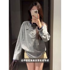 批发广州原版面料长袖<b class='q'>t</b><b class='q'>恤</b>女