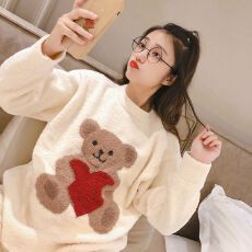 批发加厚保暖半边<b class='q'>绒</b><b class='q'>睡衣</b>冬季女款2026新款秋冬<b class='q'>珊瑚</b><b class='q'>绒</b>可外穿家居服套装