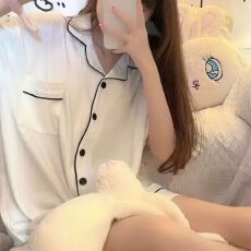 批发宏达盛春夏季韩版开衫小翻领睡衣短袖坑条简约可爱休闲家居服