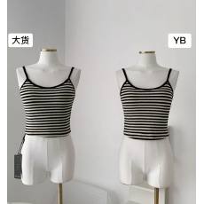 批发【宏达盛】夏季睡裙女性感条纹吊带裙女气质修身显瘦可外出家居服