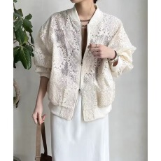 批发<b class='q'>韩国</b>东大门2025新款春秋季重工时尚蕾丝刺绣双头拉链外套长袖