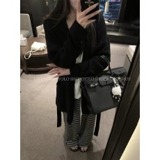批发YOLO SHOP 慵懒松弛感百搭100棉针织开衫女秋季新款气质<b class='q'>毛衣外套</b>