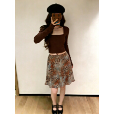 批发实拍春夏时尚豹纹气质中长款半身裙高腰显瘦修身辣妹包臀<b class='q'>裙子</b>