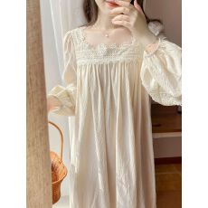 批发200斤大码2026新款小个子巨好看长袖连衣裙子女穿搭蕾丝拼接公主