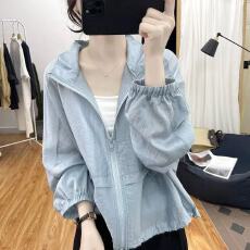 批发夏装轻薄立领防晒衫女2026<b class='q'>新款</b>韩系宽松透气防紫外线开衫上衣<b class='q'>外套</b>
