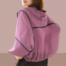 批发防晒衣女2026<b class='q'>设计</b>感户外连帽外套夏季