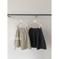 批发2025年冬季新款韩版宽松高腰通勤风减龄显瘦百搭碎花半身裙