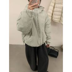 批发实拍～连帽白鸭绒短款羽绒服女冬季新款宽松百搭保暖冲锋衣