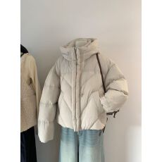 批发实拍～高品质韩系连帽<b class='q'>羽绒服</b><b class='q'>女</b>2025秋冬新款