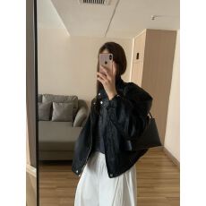 批发实拍26年早<b class='q'>春</b>！韩系设计感PU皮拉链夹克