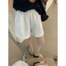 批发实拍26夏季热裤水洗纯棉阔腿短裤<b class='q'>百搭</b>休闲裤