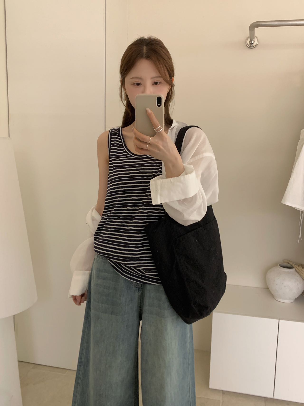 실사 26 여름 켜기 새로운 면 린넨 질감 편안함 매우 높음 다용도 조끼