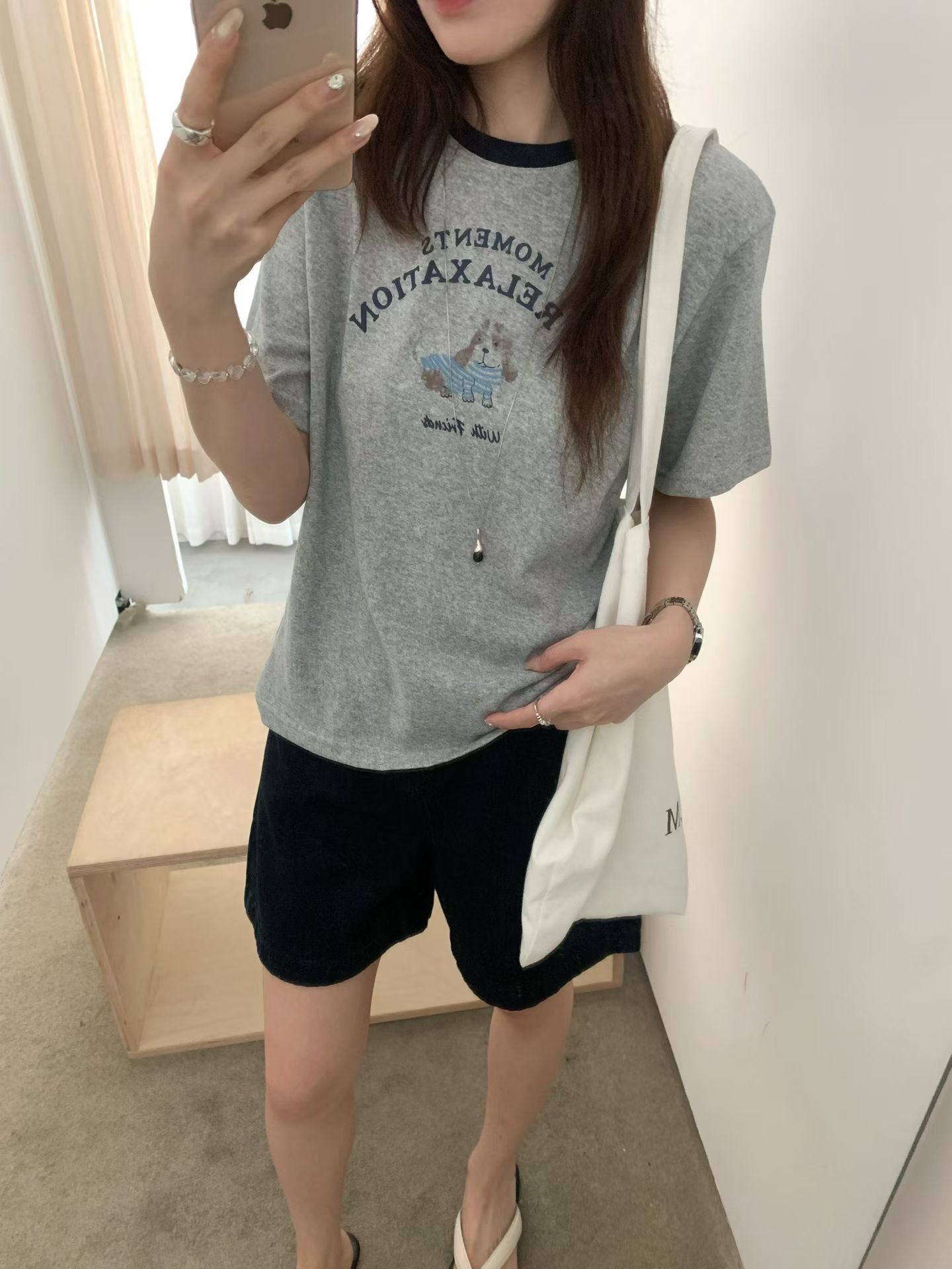 실사 26 여름 켜기 새로운 프린트 귀여운 강아지 반팔 티셔츠