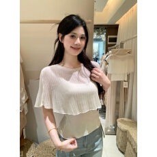 批发IG韩女设定被置顶的city氛围~薄雾感斗篷披肩+吊带背心两件套<b class='q'>套装</b>